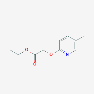 molecular formula C10H13NO3 B1627075 Ethyl 2-((5-methylpyridin-2-yl)oxy)acetate CAS No. 864684-79-7
