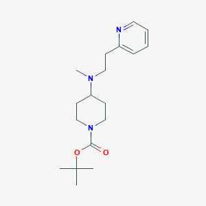 molecular formula C18H29N3O2 B1627079 1-Boc-4-[methyl-(2-pyridin-2-YL-ethyl)-amino]-piperidine CAS No. 864685-08-5