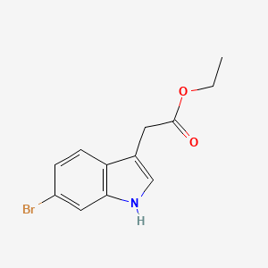 molecular formula C12H12BrNO2 B1627081 ethyl 2-(6-bromo-1H-indol-3-yl)acetate CAS No. 919295-79-7