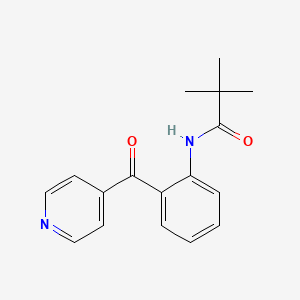 molecular formula C17H18N2O2 B1627083 2,2-Dimethyl-N-[2-(pyridine-4-carbonyl)-phenyl]-propionamide CAS No. 280568-14-1