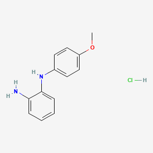 molecular formula C13H15ClN2O B1627084 N-(2-aminophenyl)-N-(4-methoxyphenyl)amine hydrochloride CAS No. 25914-22-1