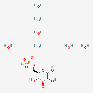 molecular formula C6H25BaO16P B1627092 D-Glucose 6-phosphate barium salt heptahydrate CAS No. 60816-50-4