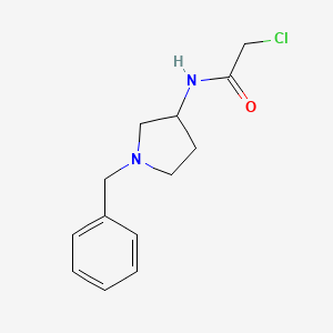 molecular formula C13H17ClN2O B1627139 N-(1-Benzyl-pyrrolidin-3-yl)-2-chloro-acetamide CAS No. 939758-04-0