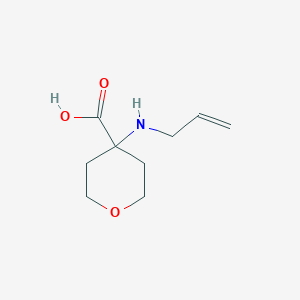 molecular formula C9H15NO3 B1627143 4-[(Prop-2-en-1-yl)amino]oxane-4-carboxylic acid CAS No. 939761-16-7