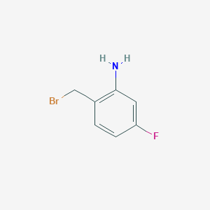 molecular formula C7H7BrFN B1627153 2-(Bromomethyl)-5-fluorobenzenamine CAS No. 939758-34-6
