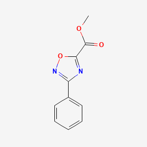 molecular formula C10H8N2O3 B1627164 3-苯基-1,2,4-恶二唑-5-甲酸甲酯 CAS No. 259150-97-5