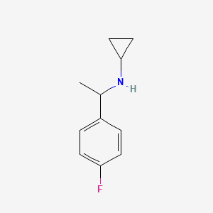 molecular formula C11H14FN B1627178 N-(1-(4-fluorophenyl)ethyl)cyclopropanamine CAS No. 926231-85-8