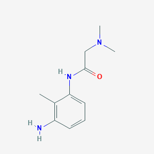 molecular formula C11H17N3O B1627180 N-(3-amino-2-methylphenyl)-2-(dimethylamino)acetamide CAS No. 946782-98-5