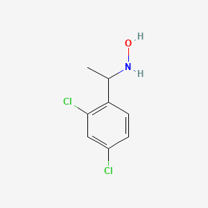 molecular formula C8H9Cl2NO B1627205 N-[1-(2,4-Dichloro-phenyl)-ethyl]-hydroxylamine CAS No. 904813-22-5