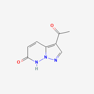 B1627248 1-(6-Hydroxypyrazolo[1,5-B]pyridazin-3-YL)ethanone CAS No. 551920-26-4
