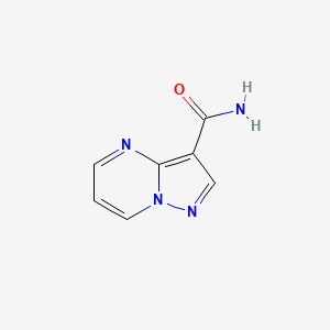 molecular formula C7H6N4O B1627251 吡唑并[1,5-a]嘧啶-3-羧酰胺 CAS No. 774549-55-2