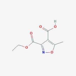 B1627262 3-(Ethoxycarbonyl)-5-methylisoxazole-4-carboxylic acid CAS No. 474678-51-8