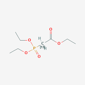 molecular formula C8H17O5P B1627277 Triethyl phosphonoacetate-2-13C CAS No. 82426-28-6
