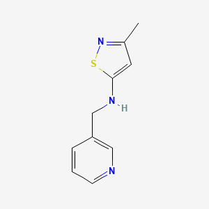 molecular formula C10H11N3S B1627296 3-Methyl-N-[(pyridin-3-yl)methyl]-1,2-thiazol-5-amine CAS No. 864684-74-2