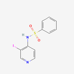 molecular formula C11H9IN2O2S B1627303 N-(3-Iodopyridin-4-yl)benzenesulfonamide CAS No. 99972-24-4