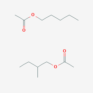 molecular formula C14H28O4 B1627309 2-Methylbutyl acetate;pentyl acetate CAS No. 1173022-93-9
