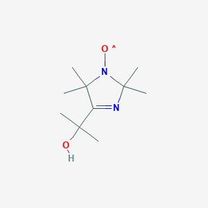 molecular formula C10H19N2O2 B1627311 [4-(2-Hydroxypropan-2-yl)-2,2,5,5-tetramethyl-2,5-dihydro-1H-imidazol-1-yl]oxidanyl CAS No. 302911-80-4