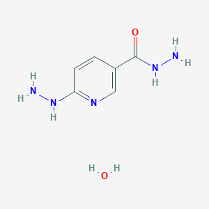 molecular formula C6H11N5O2 B1627322 6-肼基烟酸肼水合物 CAS No. 871126-44-2