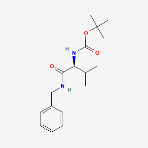 B1627331 (S)-Tert-butyl 1-(benzylamino)-3-methyl-1-oxobutan-2-ylcarbamate CAS No. 67106-22-3