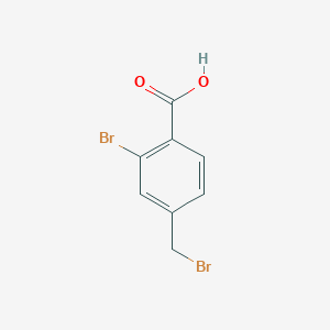 B1627339 2-Bromo-4-(bromomethyl)benzoic acid CAS No. 345953-39-1