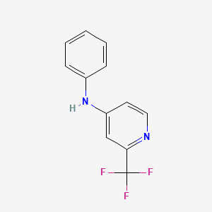 molecular formula C12H9F3N2 B1627344 N-苯基-2-(三氟甲基)吡啶-4-胺 CAS No. 234112-18-6
