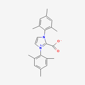 molecular formula C22H24N2O2 B1627348 1,3-二间甲苯基咪唑鎓-2-羧酸盐 CAS No. 675877-56-2