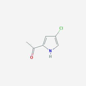 molecular formula C6H6ClNO B1627351 1-(4-Chloro-1H-pyrrol-2-YL)ethan-1-one CAS No. 51333-63-2