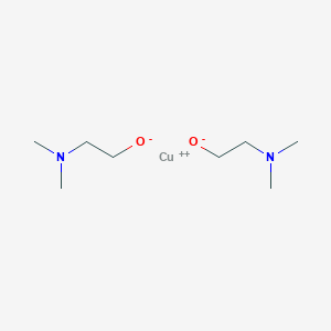 molecular formula C8H20CuN2O2 B1627359 Copper(2+) bis[2-(dimethylamino)ethan-1-olate] CAS No. 41119-18-0
