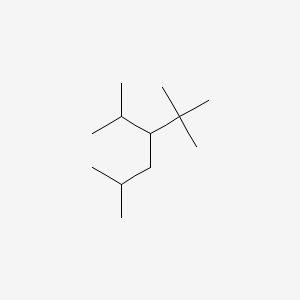 molecular formula C12H26 B1627362 2,2,5-Trimethyl-3-(propan-2-yl)hexane CAS No. 62199-81-9