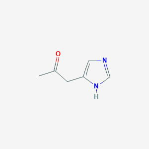 molecular formula C6H8N2O B1627363 1-(1H-imidazol-5-yl)propan-2-one CAS No. 127663-84-7