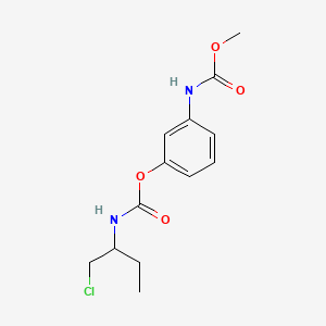 molecular formula C13H17ClN2O4 B1627364 Chlorprocarb CAS No. 23121-99-5