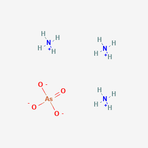 molecular formula AsH12N3O4 B1627365 Triammonium arsenate CAS No. 24719-13-9