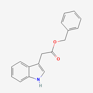 molecular formula C17H15NO2 B1627371 Benzyl (1H-indol-3-yl)acetate CAS No. 54396-40-6