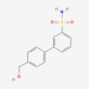 molecular formula C13H13NO3S B1627378 3-(4-Hydroxymethylphenyl)phenylsulfonamide CAS No. 362529-89-3