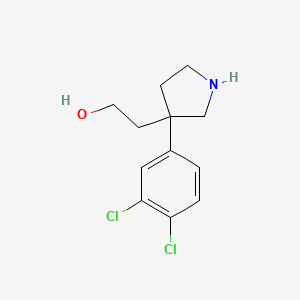 2-(3-(3,4-Dichlorophenyl)pyrrolidin-3-yl)ethanol