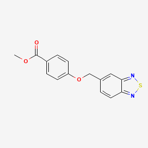 molecular formula C15H12N2O3S B1627386 4-(苯并[c][1,2,5]噻二唑-5-基甲氧基)苯甲酸甲酯 CAS No. 874834-02-3