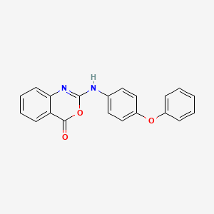 molecular formula C20H14N2O3 B1627389 2-[(4-Phenoxyphenyl)amino]4H-1-benzoxazin-4-one CAS No. 282529-86-6