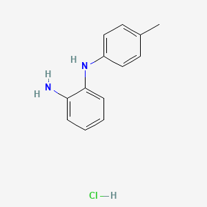 molecular formula C13H15ClN2 B1627392 盐酸 N-(2-氨基苯基)-N-(4-甲基苯基)胺 CAS No. 91806-09-6