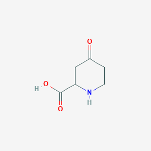 molecular formula C6H9NO3 B1627400 4-Oxopiperidine-2-carboxylic acid CAS No. 7295-68-3
