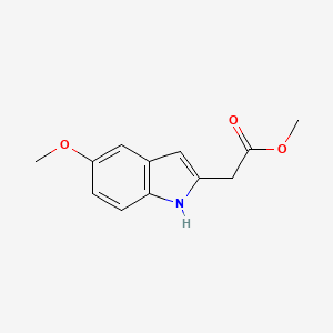 molecular formula C12H13NO3 B1627405 methyl (5-methoxy-1H-indol-2-yl)acetate CAS No. 27798-66-9