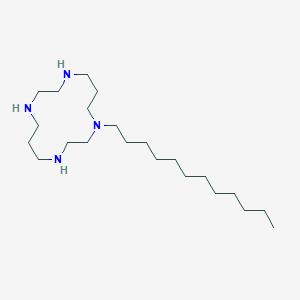 B1627408 1-Dodecyl-1,4,8,11-tetraaza-cyclotetradecane CAS No. 92745-46-5