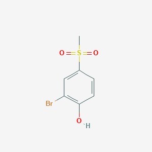 molecular formula C7H7BrO3S B1627411 2-溴-4-(甲磺酰基)苯酚 CAS No. 20951-43-3