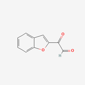 molecular formula C10H6O3 B1627413 2-苯并呋喃甲酰氧基醛 CAS No. 40749-31-3