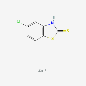 B1627417 Zinc 5-chloro-2-mercaptobenzothiazole CAS No. 53404-93-6