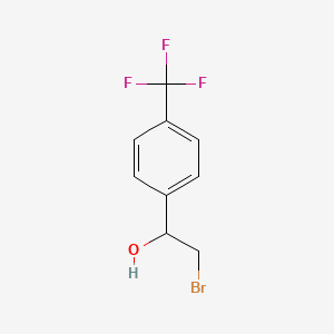molecular formula C9H8BrF3O B1627420 2-溴-1-(4-(三氟甲基)苯基)乙醇 CAS No. 32687-39-1