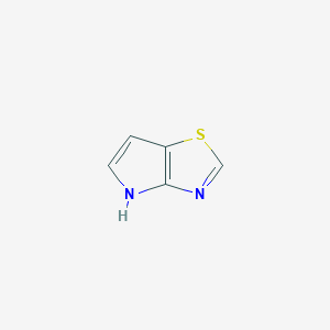 molecular formula C5H4N2S B1627437 4H-吡咯并[2,3-d]噻唑 CAS No. 298699-45-3