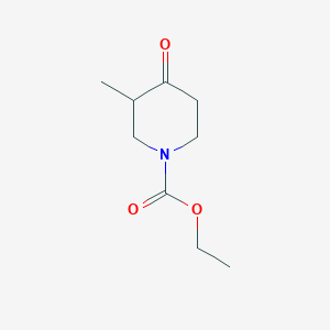 molecular formula C9H15NO3 B1627448 Ethyl 3-methyl-4-oxopiperidine-1-carboxylate CAS No. 22106-20-3