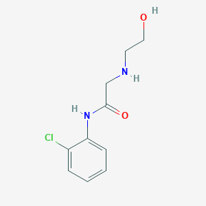 molecular formula C10H13ClN2O2 B1627452 2-(2-Hydroxyethylamino)-N-(2-chlorophenyl)acetamide CAS No. 215649-71-1