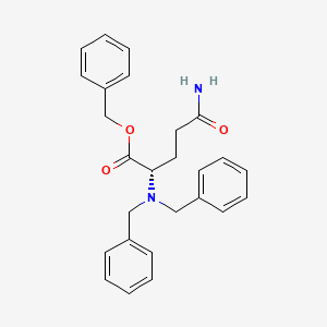 molecular formula C26H28N2O3 B1627453 (S)-Benzyl 5-amino-2-(dibenzylamino)-5-oxopentanoate CAS No. 235425-06-6