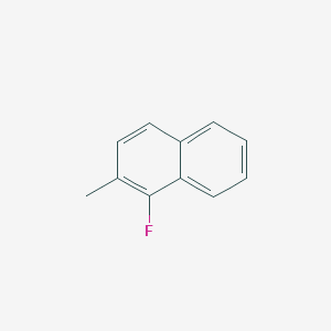 molecular formula C11H9F B1627466 1-Fluoro-2-methylnaphthalene CAS No. 573-99-9
